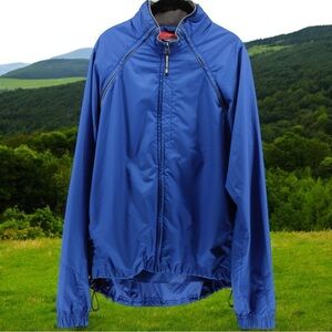 Novara Blue Cycling Outdoors Windbreaker Vented Jacket Men’s Size XL
